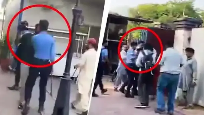 Police Assault Journalists at Islamabad Press Club Amid POK Protests