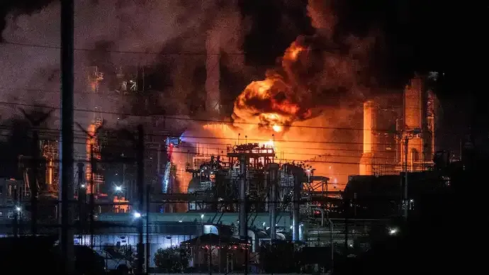 Massive Chevron Refinery Fire in California Contained, No Injuries Reported