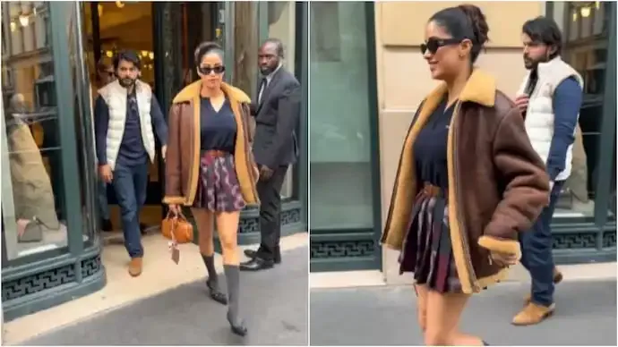 Janhvi Kapoor, Shikhar Pahariya spotted shopping in Paris after Miu Miu show