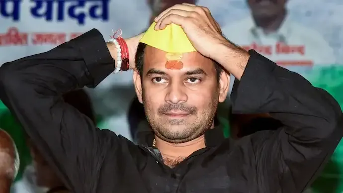 Tej Pratap Yadav Booked for Using Police Vehicle During Bihar Nomination