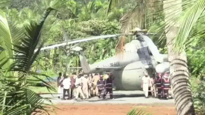 President Droupadi Murmu’s Helicopter Gets Stuck on New Helipad in Kerala