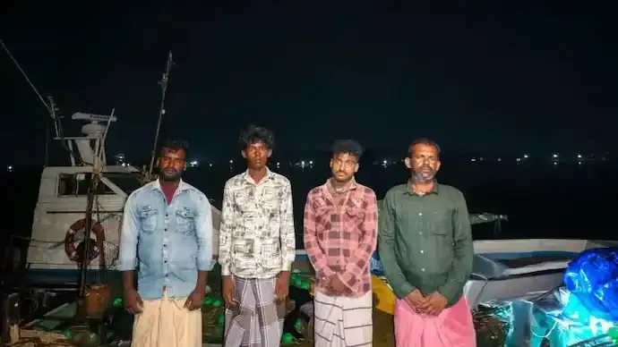 35 Tamil Nadu, Puducherry Fishermen Arrested by Sri Lankan Navy Near Rameswaram