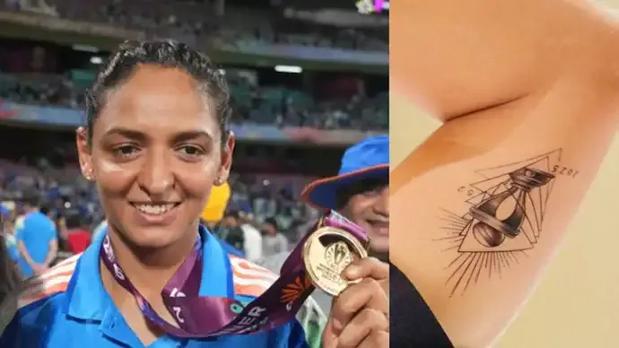 Harmanpreet Kaur Immortalises India’s World Cup Win with Tattoo: “Now, I’ll See You Every Morning”