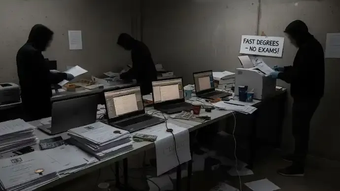 ED Raids 16 Sites in Major Fake Degree Racket Across UP, Delhi, Haryana