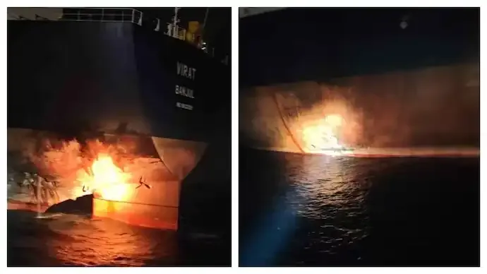 Russian Tanker ‘Virat’ Issues Mayday Before Ukrainian Sea Drone Strike in Black Sea