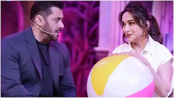 Salman Khan & Madhuri Dixit Recreate Hum Aapke Hain Koun Scene on Bigg Boss 19