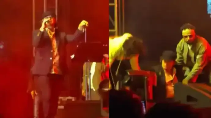Mohit Chauhan Falls on Stage at Bhopal Concert; Medical Team Assists Singer Immediately