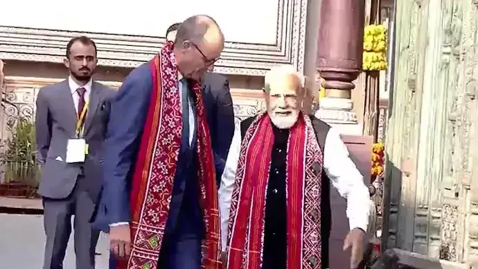 Friedrich Merz Meets PM Modi in Ahmedabad, Begins Maiden India Visit with Kite Festival