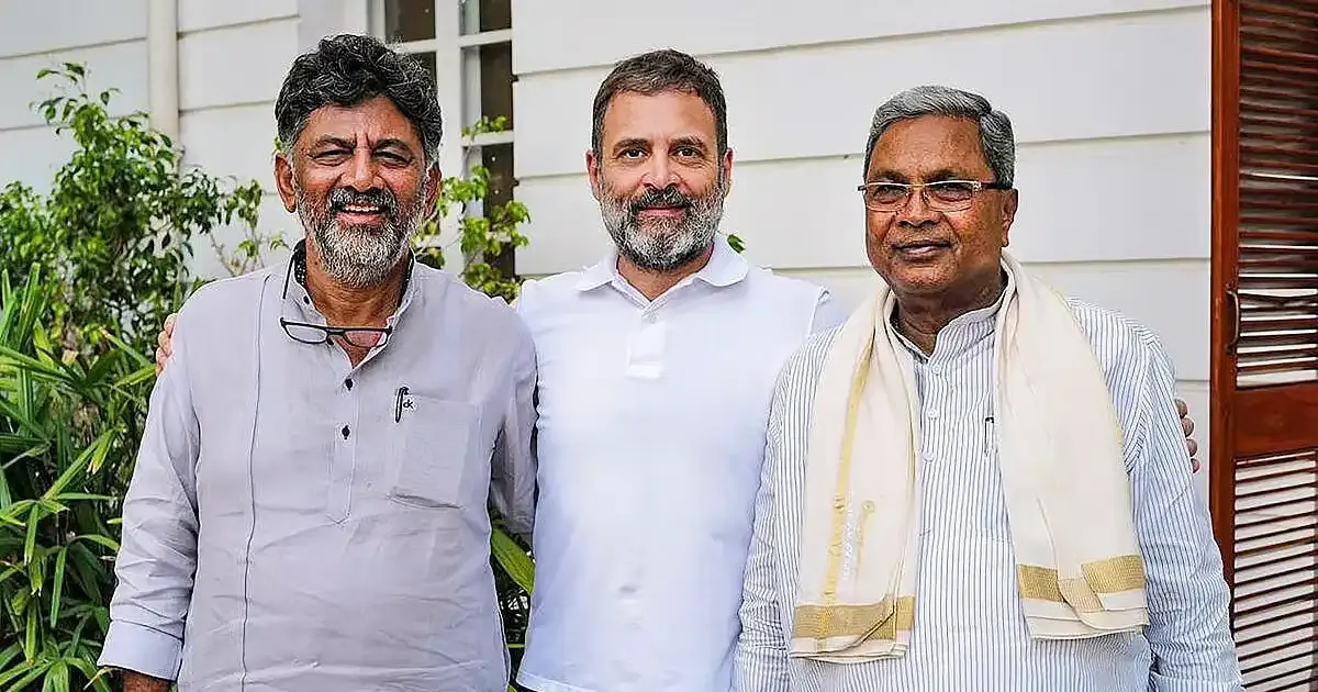 Rahul Gandhi Meets Siddaramaiah, DK Shivakumar in Mysuru Amid Karnataka Power Buzz