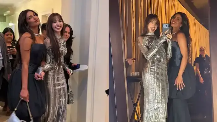 Priyanka Chopra Shares BTS Pics With Blackpink’s Lisa From Golden Globes Night