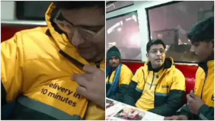 Blinkit Delivery Partner Exposes 10-Minute Deadline Stress in Conversation With Raghav Chadha