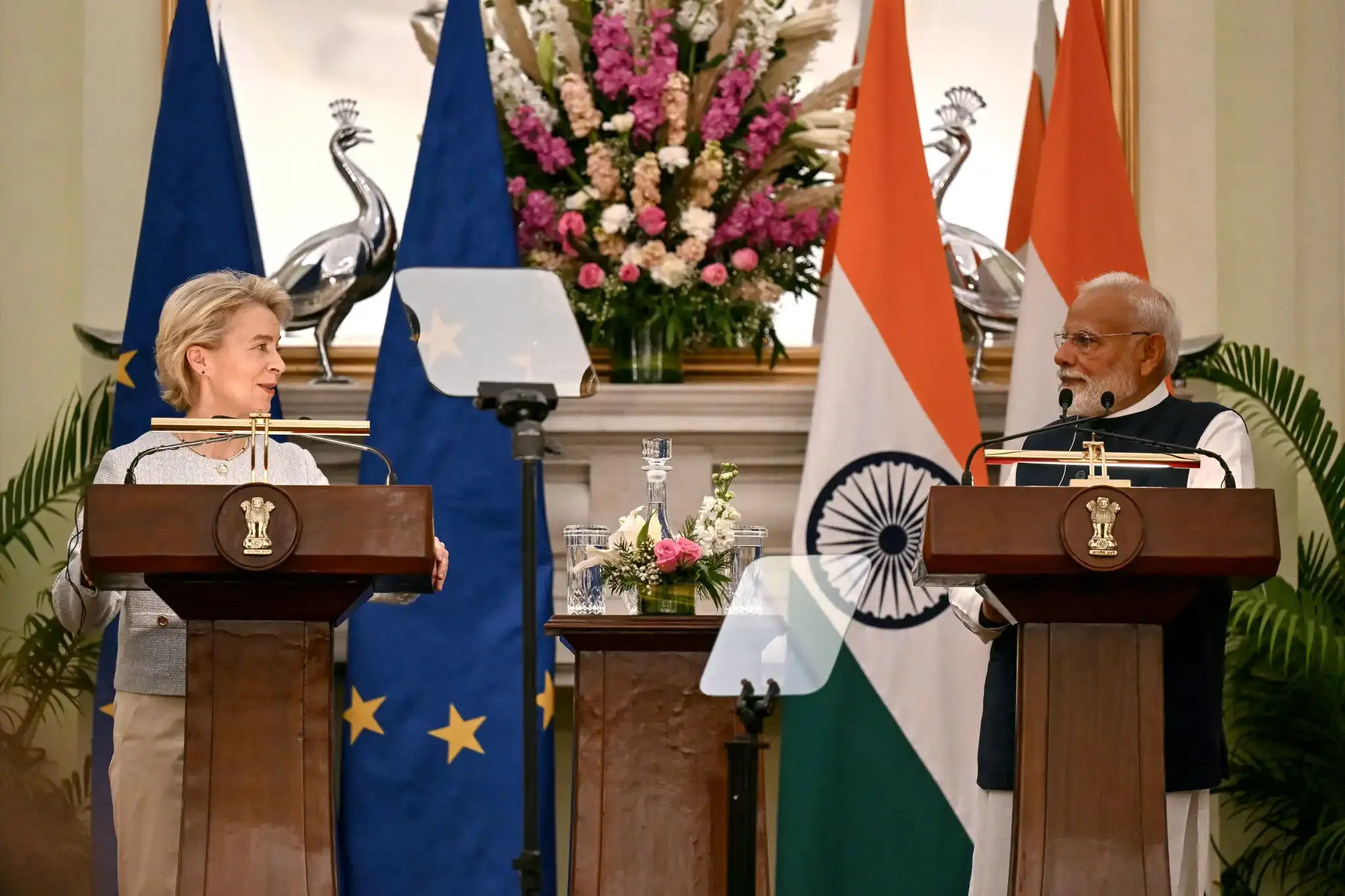 Ursula von der Leyen Says India-EU on Cusp of Historic Free Trade Agreement