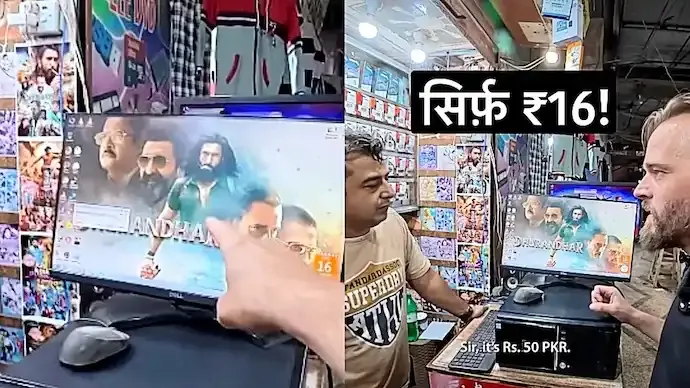 Dhurandhar Pirated DVDs Sold in Pakistan for Rs 16 Despite Ban, Viral Video Sparks Debate
