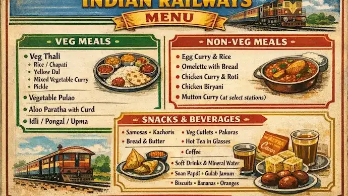 Indian Railways Food Menu in the 1990s: A Nostalgic Journey