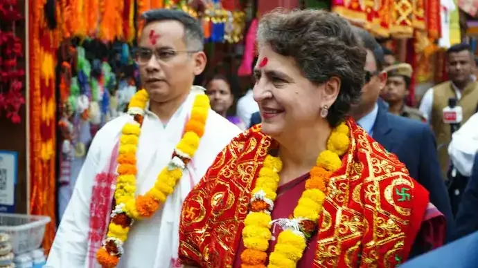 Priyanka Gandhi Releases 20-Point Chargesheet Against BJP Government in Assam