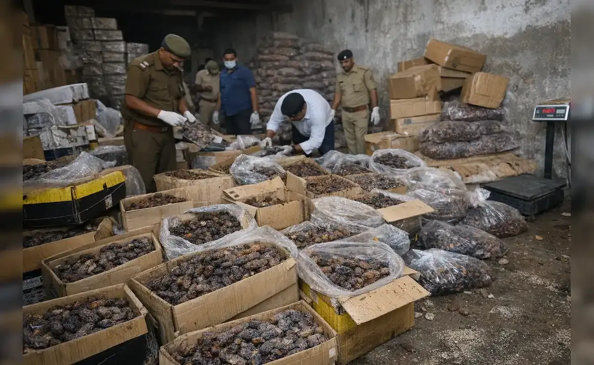 10,000 kg Expired Dates Seized, Adulterated Khoya Destroyed in Kanpur Raids