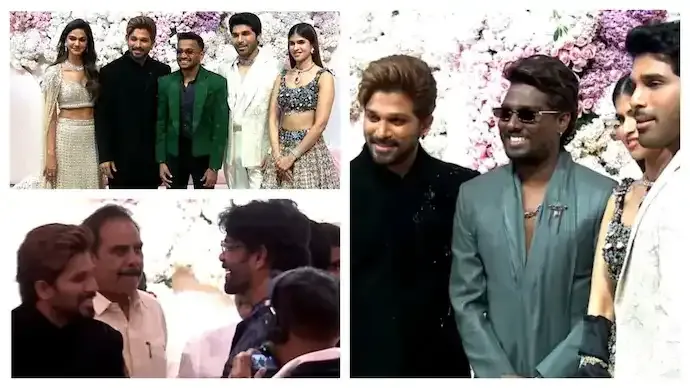 Allu Sirish Nayanika Pre-Wedding Bash: Allu Arjun, Nagarjuna, Atlee Attend Star Event