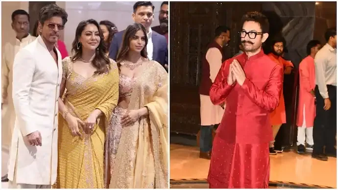 Shah Rukh Khan, Aamir Khan Attend Arjun Tendulkar-Saaniya Wedding in Mumbai