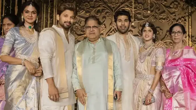 Allu Arjun Congratulates Brother Allu Sirish and Nayanika After Wedding