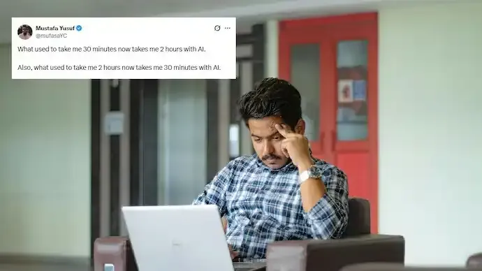 Mumbai Founder Highlights AI Productivity Paradox in Viral Post