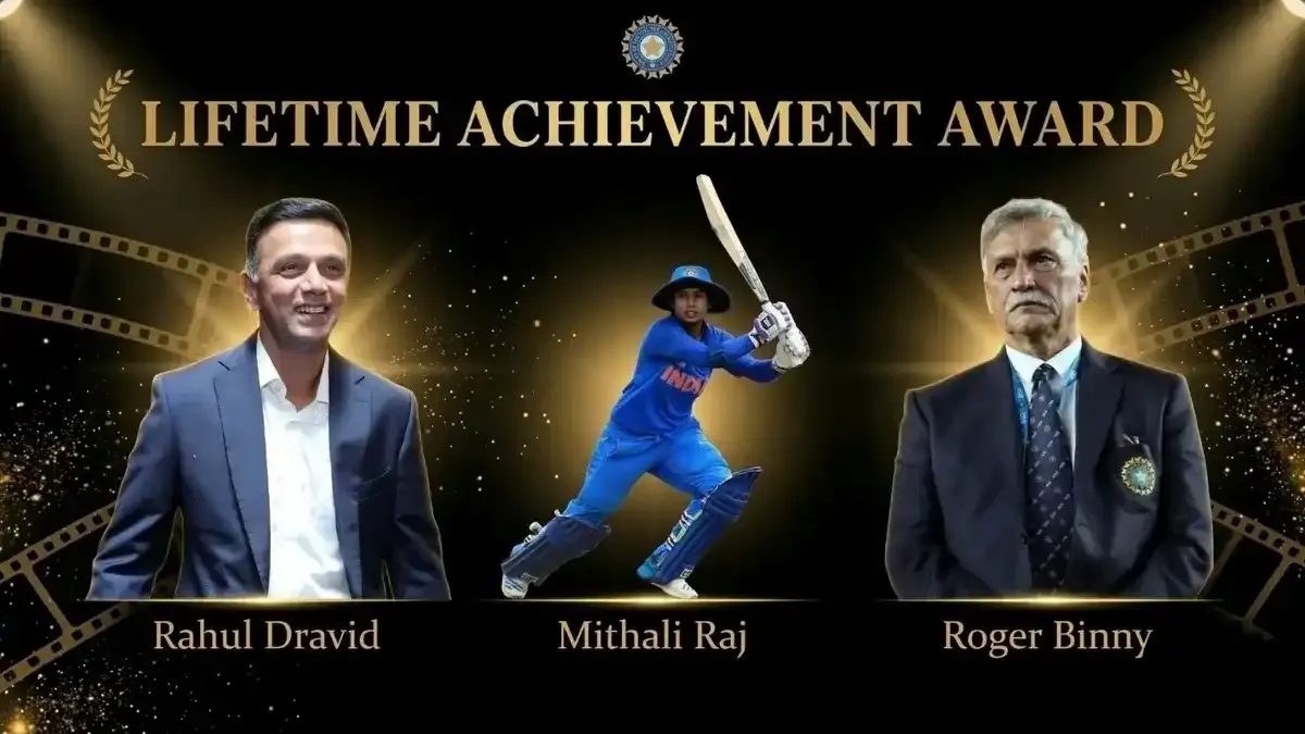 BCCI Naman Awards 2026: Rahul Dravid, Roger Binny, Mithali Raj Among Top Honourees