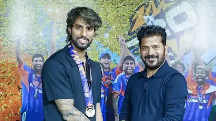 Tilak Varma Felicitated by Telangana CM After T20 World Cup 2026 Win