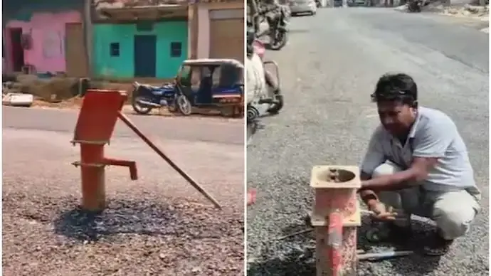 UP Hand Pump in Middle of Road Sparks Outrage, Removed After Viral Video