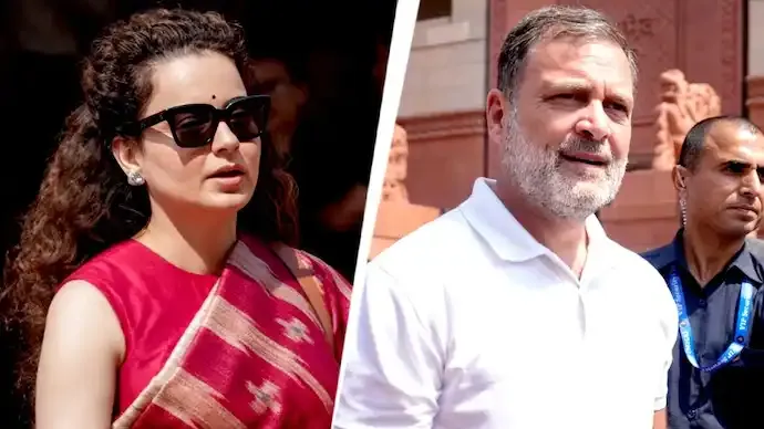 Kangana Ranaut Targets Rahul Gandhi, Alleges Uncomfortable Behaviour in Parliament
