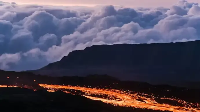Piton de la Fournaise Eruption: Lava Flows into Indian Ocean After 19 Years
