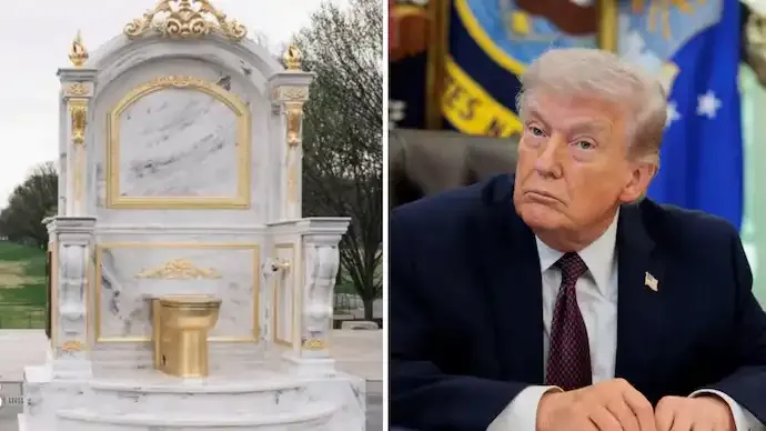 Trump White House Mockery: Golden Toilet Installation Sparks Viral Debate