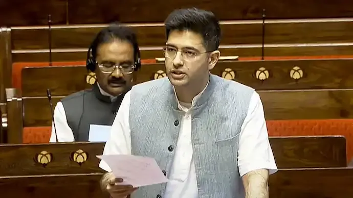 Raghav Chadha Removal Sparks AAP Rift Buzz in Rajya Sabha