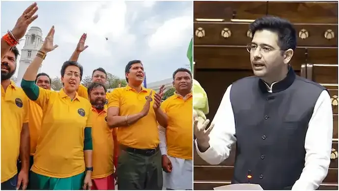 AAP Raghav Chadha Rift Deepens As BJP Extends Support