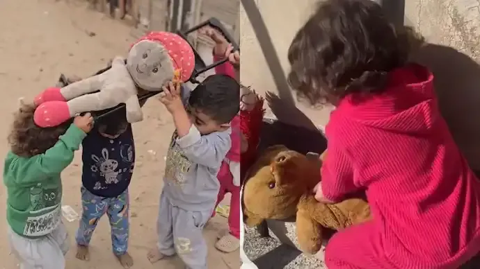 Gaza War Impact: Children Play Funerals Amid Trauma as Conflict Deepens Humanitarian Crisis