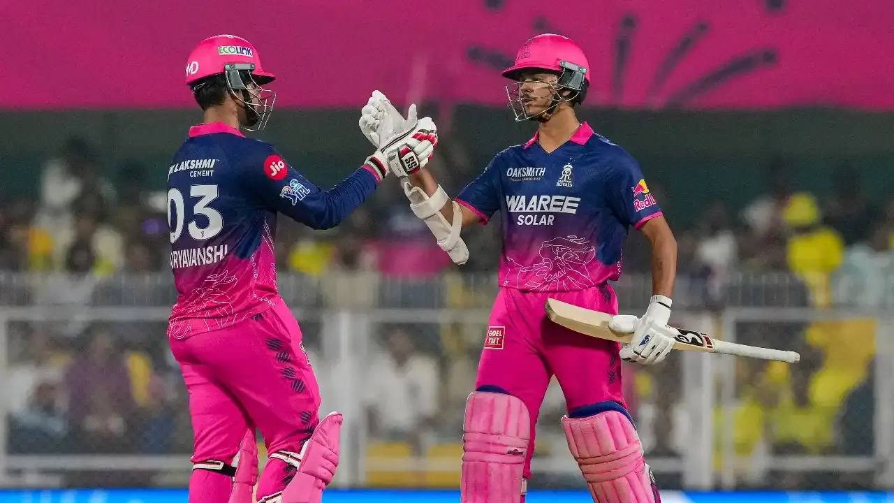 IPL 2026 RR vs MI: Jaiswal, Sooryavanshi Blitz Overpowers Mumbai in Rain-Shortened Game