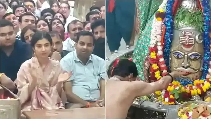 Sara Arjun Visits Mahakaleshwar Temple, Attends Bhasma Aarti Amid Dhurandhar 2 Success