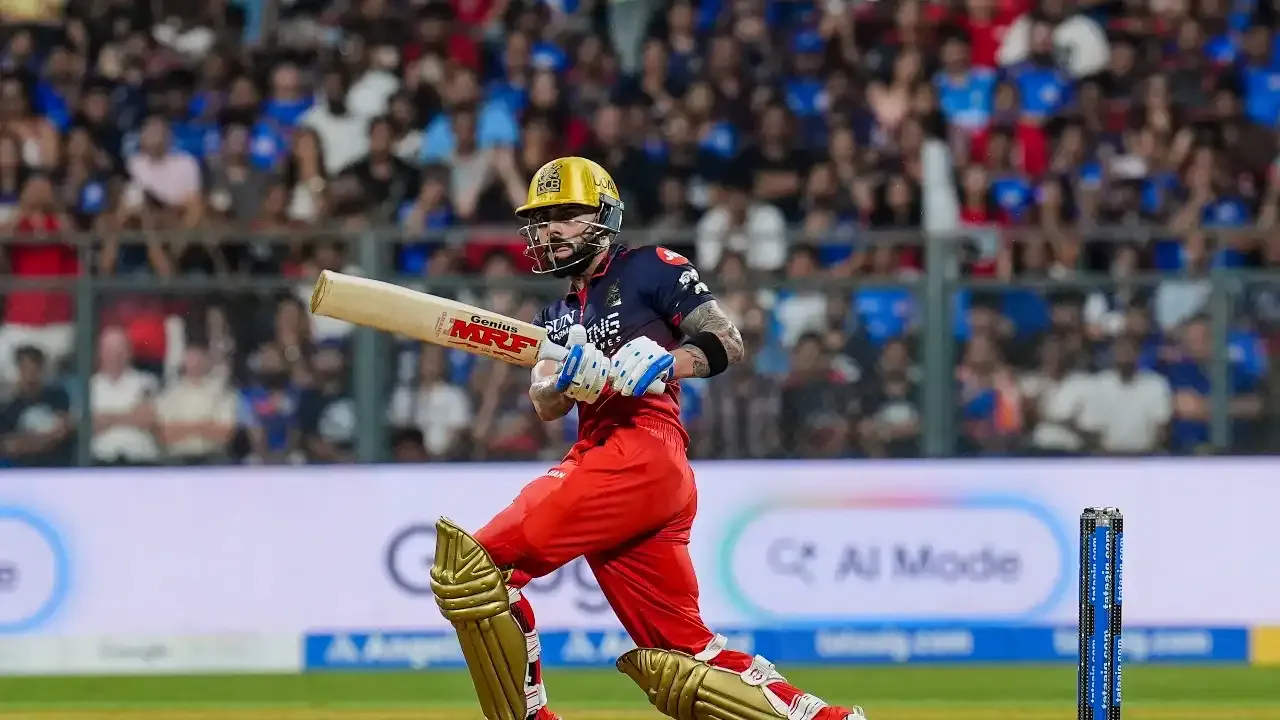 Virat Kohli’s Slow Fifty Stands Out in MI vs RCB Run Fest at Wankhede