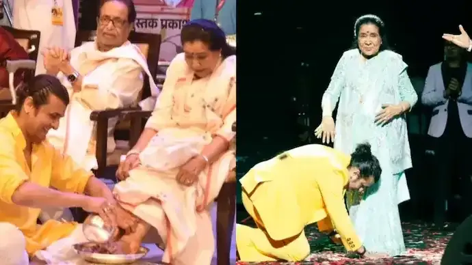 Sonu Nigam Pays Tribute to Asha Bhosle with Emotional Throwback Photos