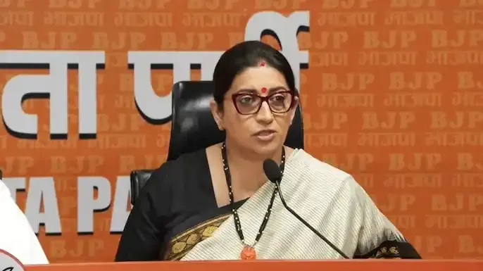 Smriti Irani Slams Congress After Women Quota Bill Defeat