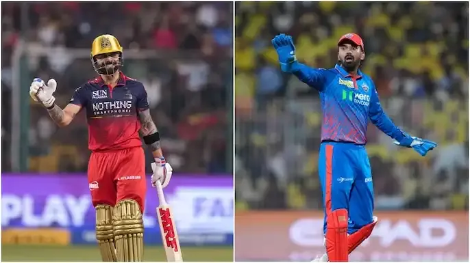 RCB vs DC Live IPL 2026 Kohli vs KL Rahul Clash Bengaluru