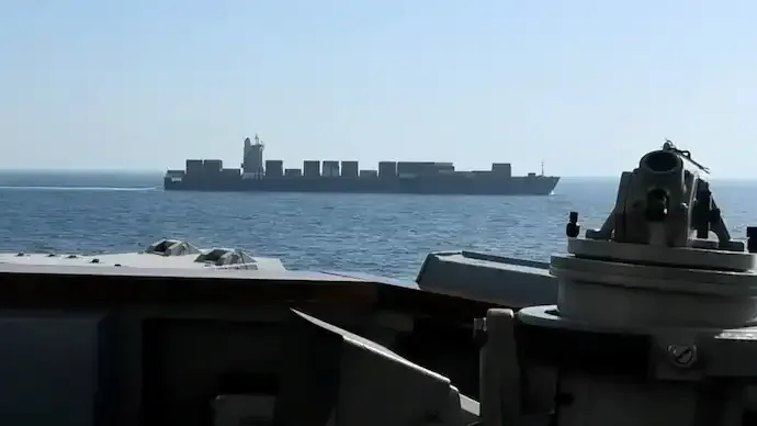 US Iran Ship Seizure: Marines Board Iranian Vessel in Arabian Sea Operation