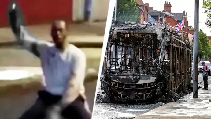 Belfast Riots Erupt After Knife Attack on Local Resident, Police Launch Investigation