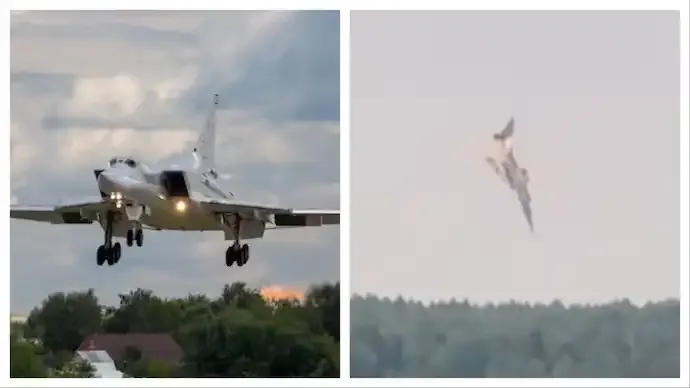 Russian Tu-22M3 Strategic Bomber Crashes During Training Flight in Siberia, Crew Ejects Safely