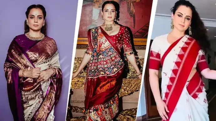 Kangana Ranaut's Saree Diaries: A Stunning Tribute to India's Textile Heritage