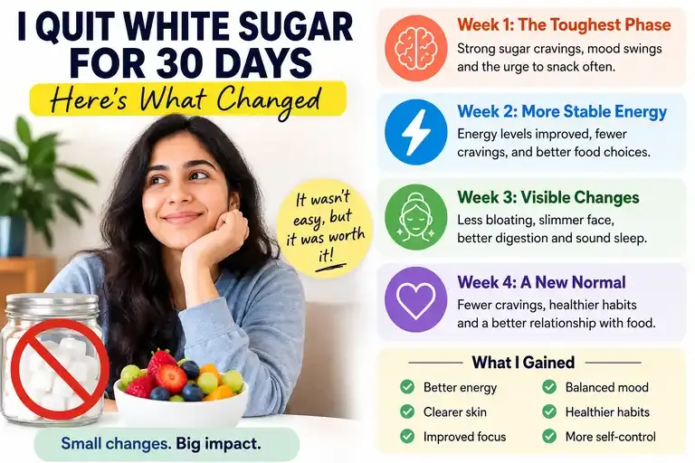 I Quit White Sugar for 30 Days: Here's What Happened Week by Week