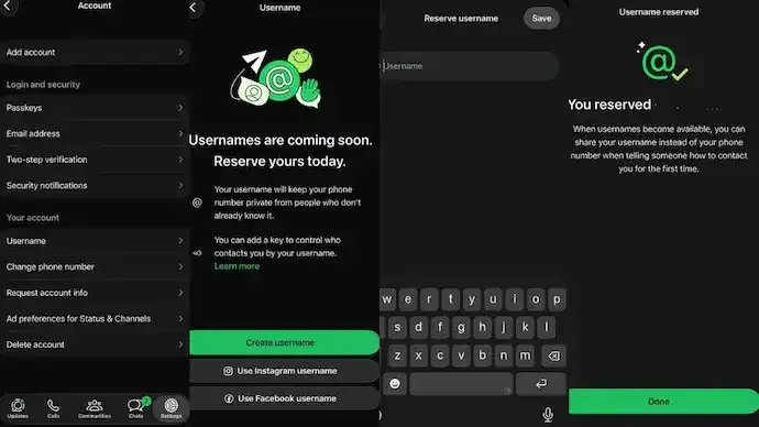 WhatsApp Usernames Coming Soon: Reserve Your Username Before Rollout