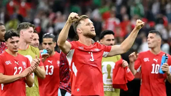 Switzerland Beat Algeria 2-0 to Reach World Cup Round of 16 as Mahrez Bows Out