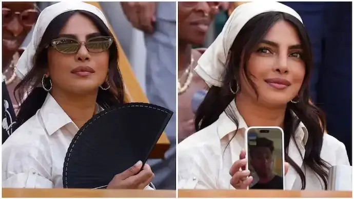 Priyanka Chopra Video Calls Nick Jonas From Wimbledon During Centre Court Match