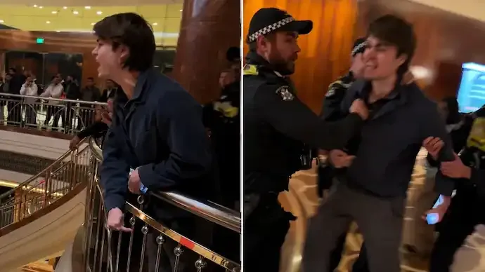 Anti-Immigration Protester Breaches PM Modi's Melbourne Hotel Security, Disrupts Diaspora Event