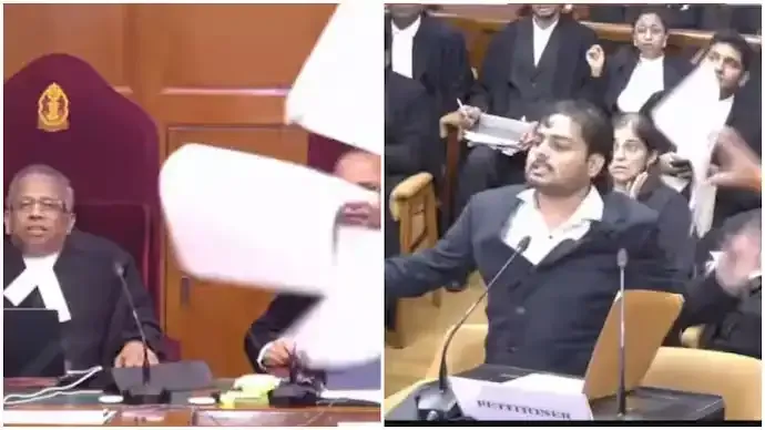 Supreme Court Hearing Disrupted After Petitioner Throws Papers, Shouts at Judges