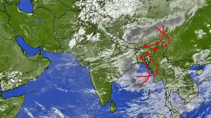 Most of India Stays Dry as Monsoon Shifts to Northeast, IMD Warns of Heavy Rain